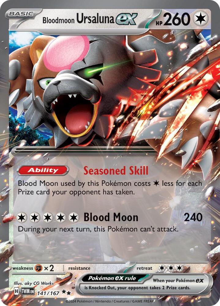 Bloodmoon Ursaluna ex (141/167) [Scarlet & Violet: Twilight Masquerade] (Online Only)