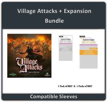 "Village Attacks + Expansion Compatible Sleeve Bundle (8803 X 1 + 8807 X 1) (ONLINE ORDER ONLY)