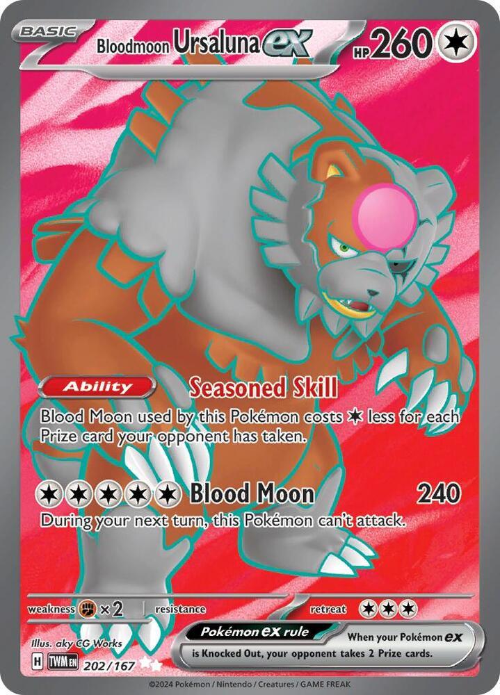 Bloodmoon Ursaluna ex (202/167) [Scarlet & Violet: Twilight Masquerade] (Online Only)