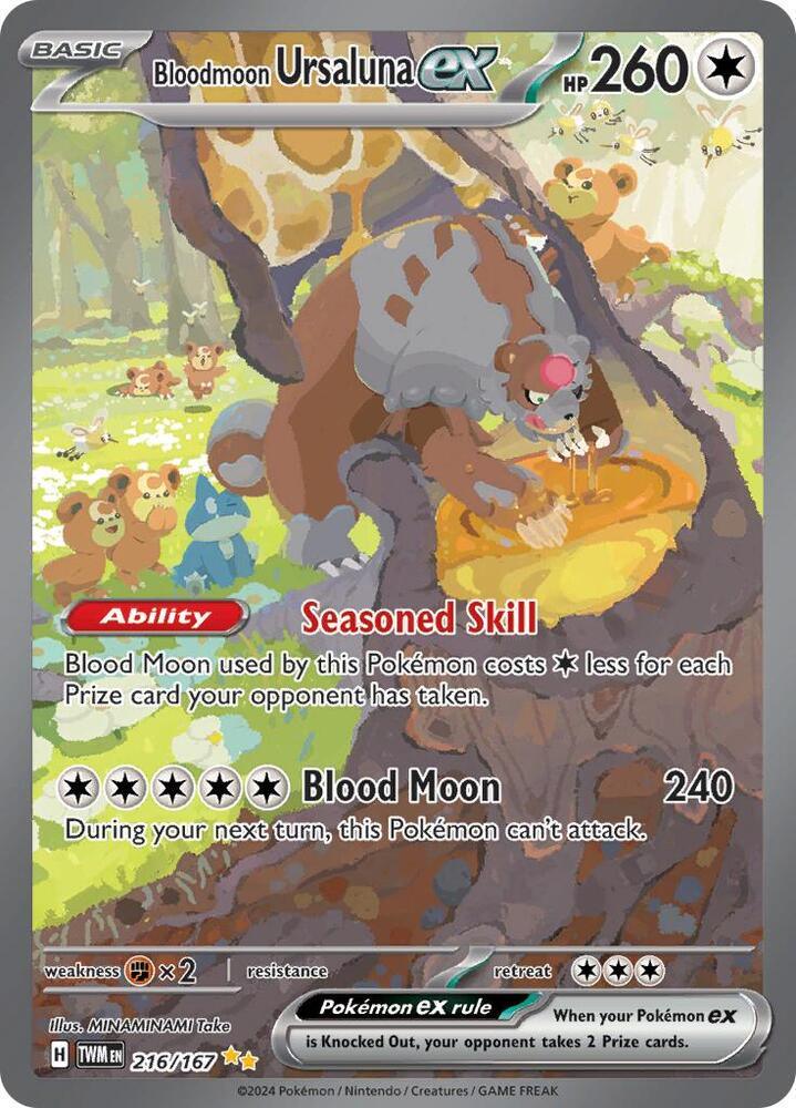 Bloodmoon Ursaluna ex (216/167) [Scarlet & Violet: Twilight Masquerade] (Online Only)