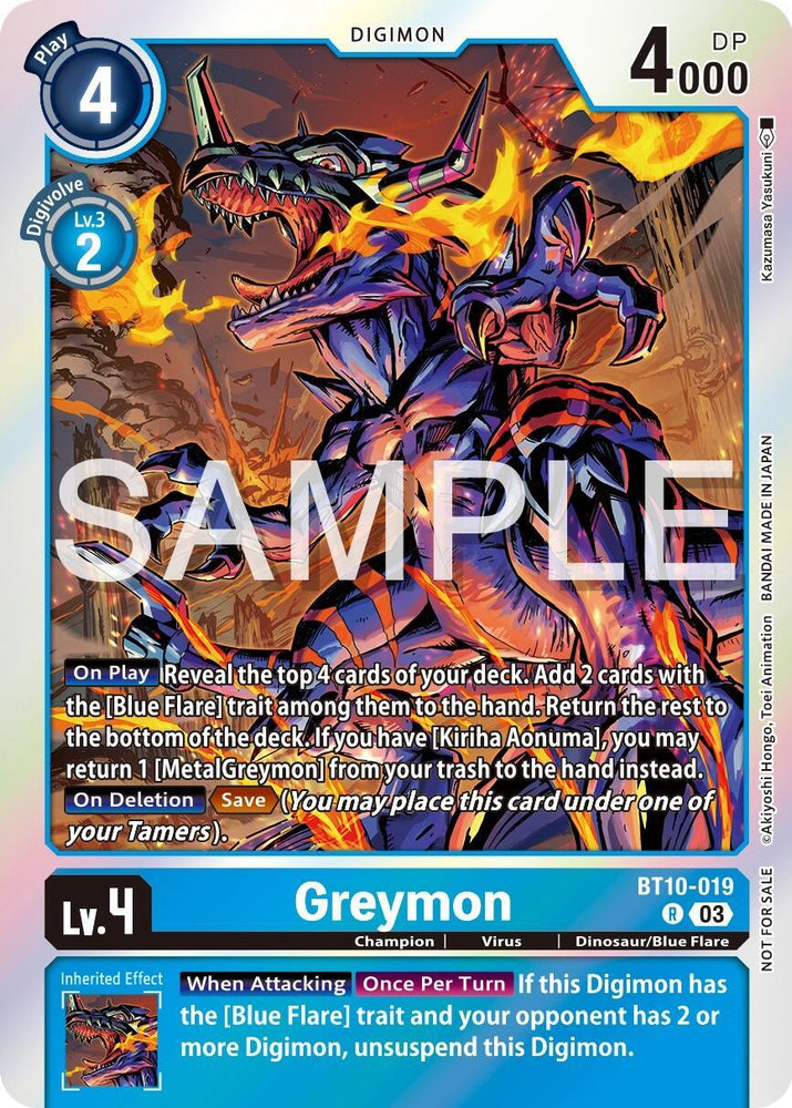 Greymon [BT10-019] (Official Tournament Vol.13 Winner Pack) [Xros Encounter Promos] (ONLINE ORDER ONLY)