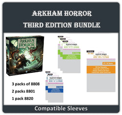 "Arkham Horror" (Third Edition) Compatible Sleeve Bundle (8801 X 2 + 8808 X 3 + 8820 X1) (ONLINE ORDER ONLY)