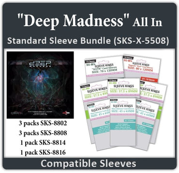 "Deep Madness" Compatible All-In Sleeve Bundle (8802 X 3 + 8808 X 3 + 8814 X 1 + 8816 X1) (ONLINE ORDER ONLY)