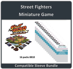 "Street Fighter: The Miniatures Game" Compatible Sleeve Bundle (8810 X 16 ) (ONLINE ORDER ONLY)