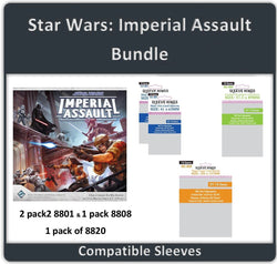 "Star Wars: Imperial Assault" Compatible Sleeve Bundle (8801 X 2 + 8808 X 1  + 8820 X 1) (ONLINE ORDER ONLY)