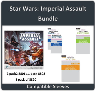"Star Wars: Imperial Assault" Compatible Sleeve Bundle (8801 X 2 + 8808 X 1  + 8820 X 1) (ONLINE ORDER ONLY)