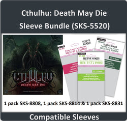 "Cthulhu: Death May Die" Compatible Sleeve Bundle (8808 X 1 + 8814 X 1 + 8831 X 1) (ONLINE ORDER ONLY)