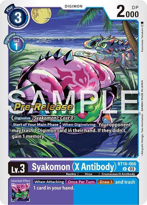 Syakomon (X Antibody) [BT16-066] [Beginning Observer Pre-Release Promos] (ONLINE ORDER ONLY)