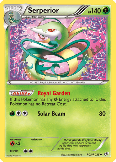 Serperior (RC3/RC25) [Black & White: Legendary Treasures] (Online Only)