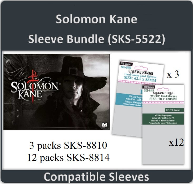 "Solomon Kane" All-In Compatible Sleeve Bundle  (8810 X 3 + 8814 X 12) (ONLINE ORDER ONLY)