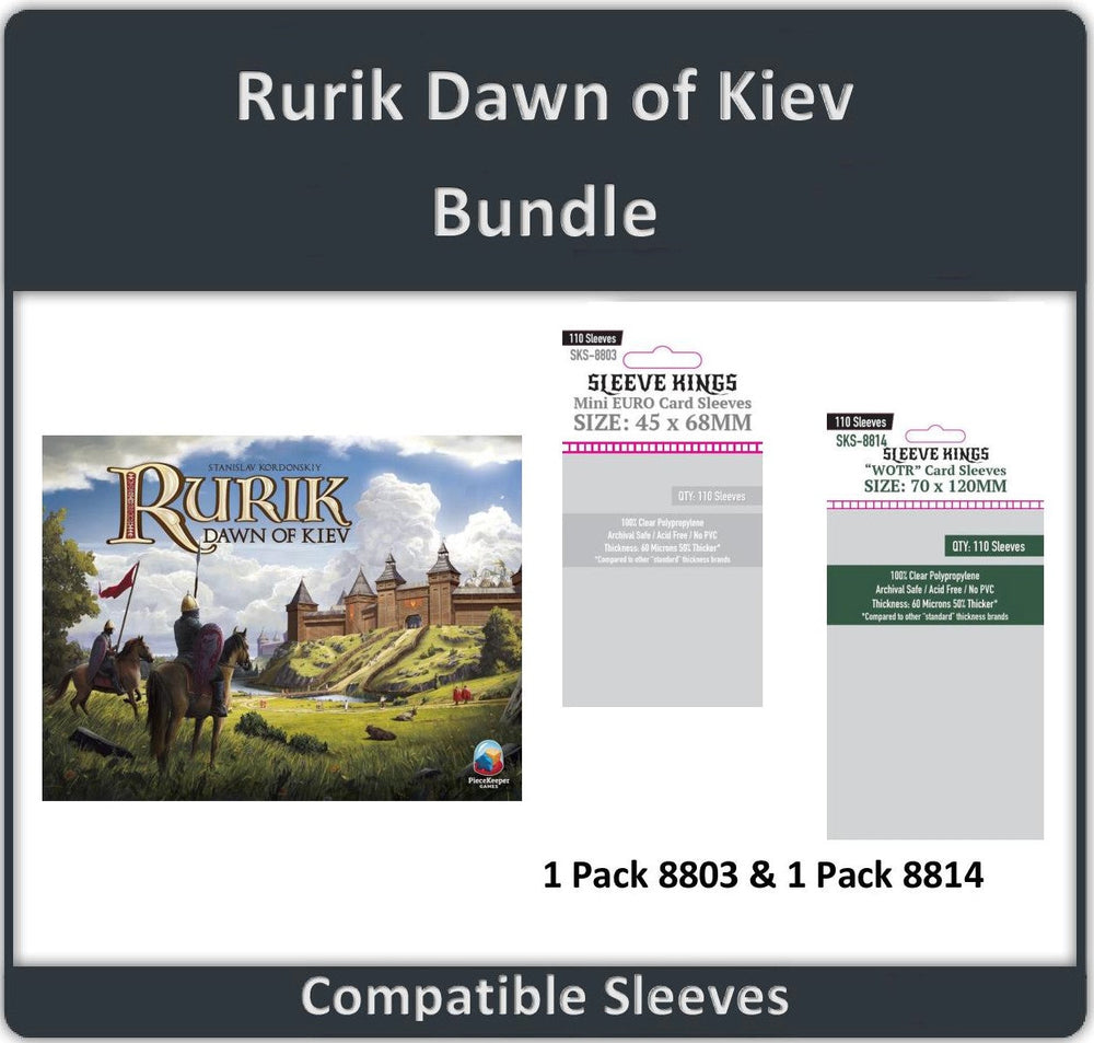 "Rurik: Dawn of Kiev" Compatible Sleeve Bundle (8803 X 1 + 8814 X 1) (ONLINE ORDER ONLY)