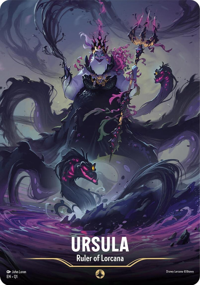 Ursula - Ruler of Lorcana (Oversized) [Illumineer's Quest: Deep Trouble] (Online Only)