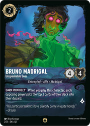 Bruno Madrigal - Unspeakable Seer (2/31) [Illumineer's Quest: Deep Trouble] (ONLINE ORDER ONLY)