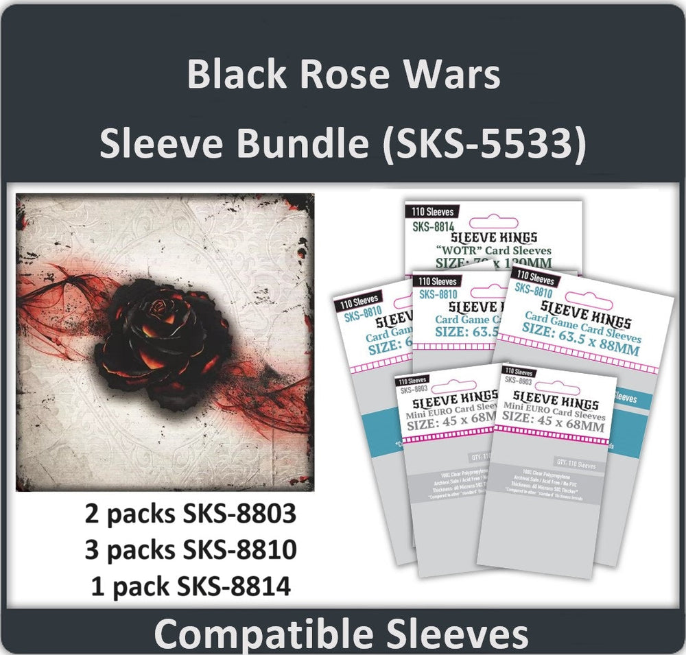 "Black Rose Wars" Compatible Sleeve Bundle (8803 X 2 + 8810 X 3 + 8814 X 1) (ONLINE ORDER ONLY)