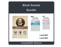 "Black Sonata" Compatible Sleeve Bundle (8803 X 1 + 8810 X 1) (ONLINE ORDER ONLY)