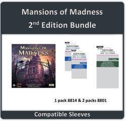 "Mansions of Madness" (2nd Edition) Compatible Sleeve Bundle (8801 X 2 + 8814 X 1) (ONLINE ORDER ONLY)