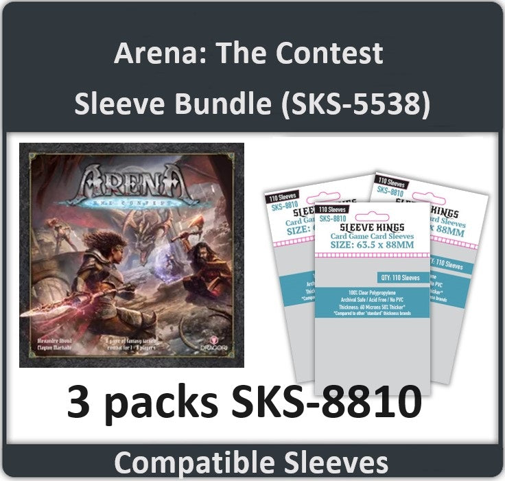 "Arena: the Contest" Compatible Sleeve Bundle (8810 X 3) (ONLINE ORDER ONLY)
