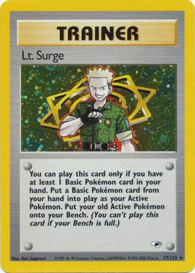 Lt. Surge (17/132) [Gym Heroes Unlimited] (Online Only)