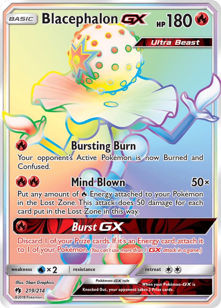 Blacephalon GX (219/214) [Sun & Moon: Lost Thunder] (Online Only)