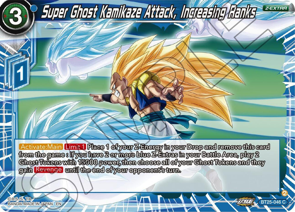 Super Ghost Kamikaze Attack, Increasing Ranks (BT25-046) [Legend of the Dragon Balls] (ONLINE ORDER ONLY)