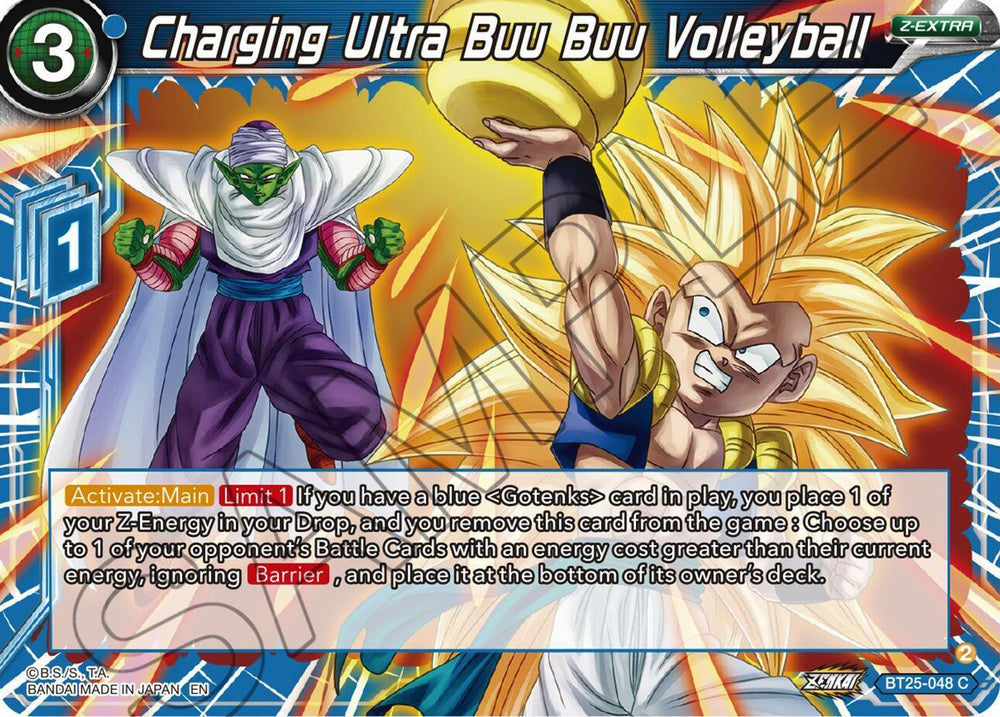 Charging Ultra Buu Buu Volleyball (BT25-048) [Legend of the Dragon Balls] (ONLINE ORDER ONLY)