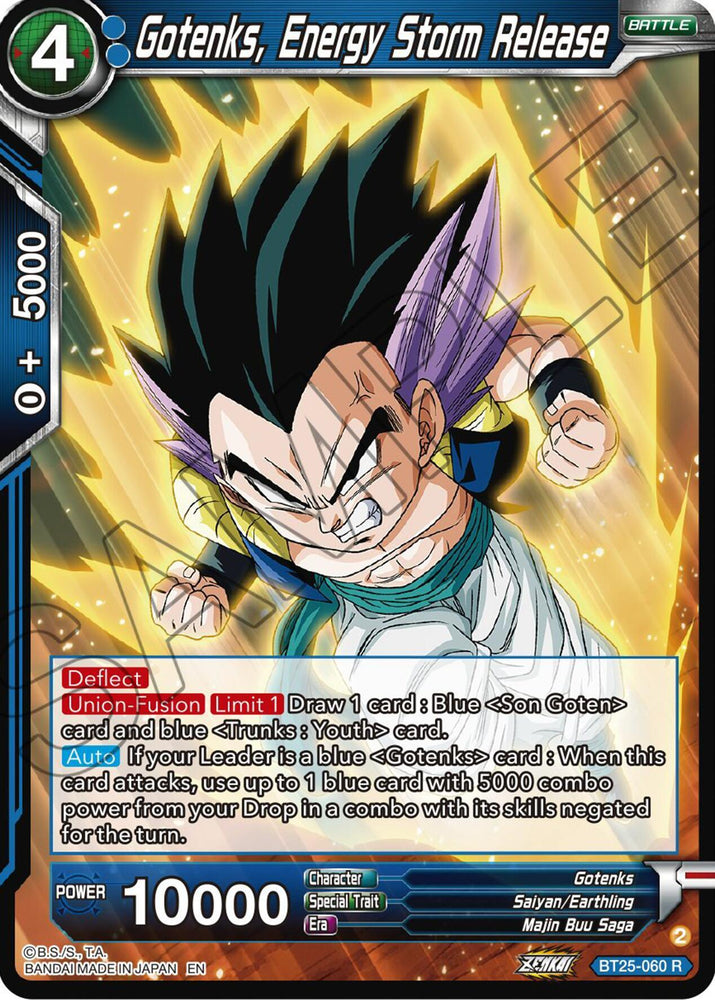 Gotenks, Energy Storm Release (BT25-060) [Legend of the Dragon Balls] (ONLINE ORDER ONLY)