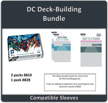 "DC Deckbuilding Games" Compatible Card Sleeve Bundle (8810 X 2 + 8828 X 1) (ONLINE ORDER ONLY)