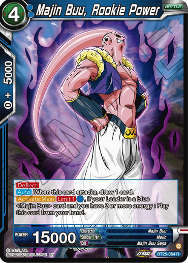 Majin Buu, Rookie Power (BT25-064) [Legend of the Dragon Balls] (ONLINE ORDER ONLY)