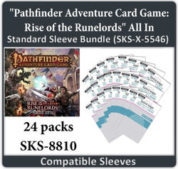"Pathfinder Rise of Runelords" Compatible Sleeve Bundle (8810 X 24) (ONLINE ORDER ONLY)