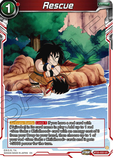 Rescue (BT25-033) [Legend of the Dragon Balls] (ONLINE ORDER ONLY)