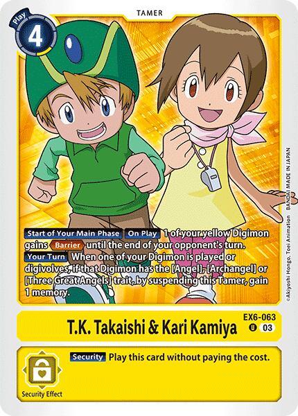 T.K. Takaishi & Kari Kamiya [EX6-063] [Infernal Ascension] (ONLINE ORDER ONLY)
