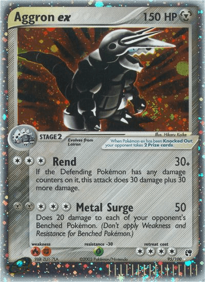 Aggron ex (95/100) [EX: Sandstorm] (Online Only)