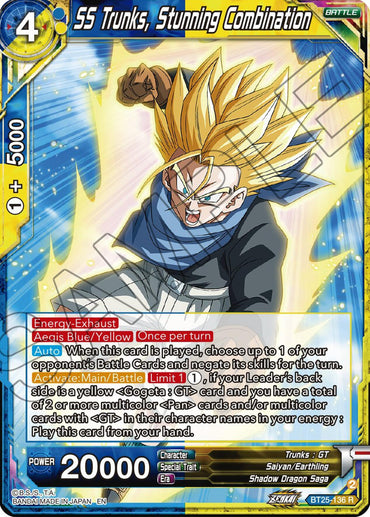SS Trunks, Stunning Combination (BT25-136) [Legend of the Dragon Balls] (ONLINE ORDER ONLY)