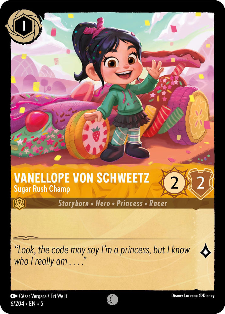 Vanellope von Schweetz - Sugar Rush Champ (6/204) [Shimmering Skies] (ONLINE ORDER ONLY)