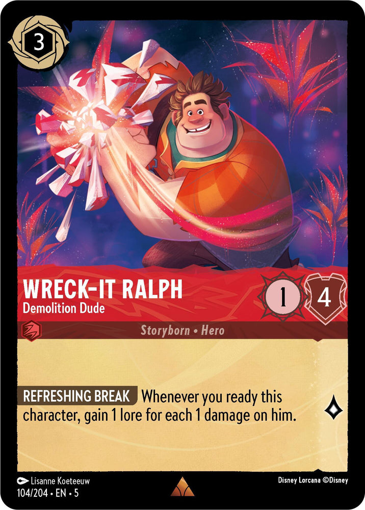 Wreck-It Ralph - Demolition Dude (104/204) [Shimmering Skies] (ONLINE ORDER ONLY)