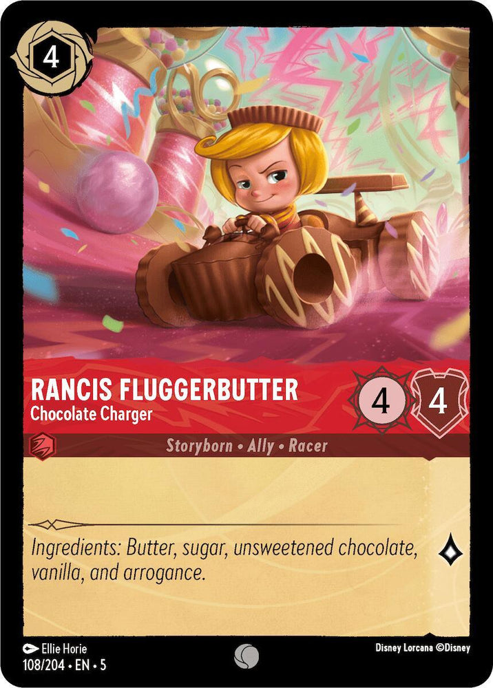 Rancis Fluggerbutter - Chocolate Charger (108/204) [Shimmering Skies] (ONLINE ORDER ONLY)