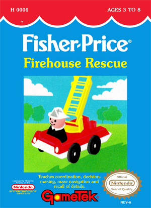 Fisher-Price Firehouse Rescue (Nintendo NES) (Online Order Only)