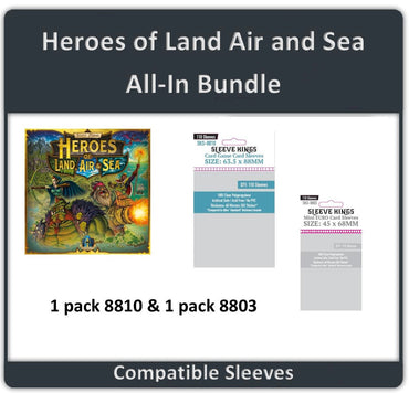 "Heroes of Land Air And Sea" All In Compatible Sleeve Bundle (8803 X 1 + 8810 X 1) (ONLINE ORDER ONLY)