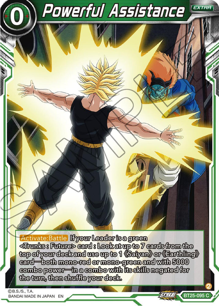 Powerful Assistance (BT25-095) [Legend of the Dragon Balls] (ONLINE ORDER ONLY)