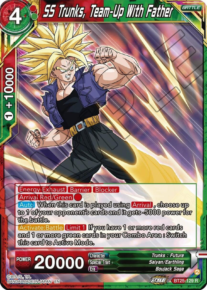 SS Trunks, Team-Up With Father (BT25-129) [Legend of the Dragon Balls] (ONLINE ORDER ONLY)