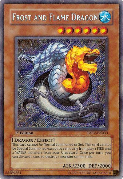 Frost and Flame Dragon [TAEV-EN033] Secret Rare (ONLINE ORDER ONLY)