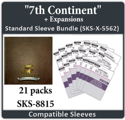"7th Continent" All-In Compatible Sleeve Bundle (8815 X 21) (ONLINE ORDER ONLY)