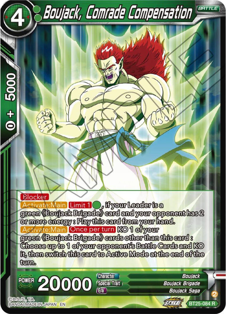 Boujack, Comrade Compensation (BT25-084) [Legend of the Dragon Balls] (ONLINE ORDER ONLY)