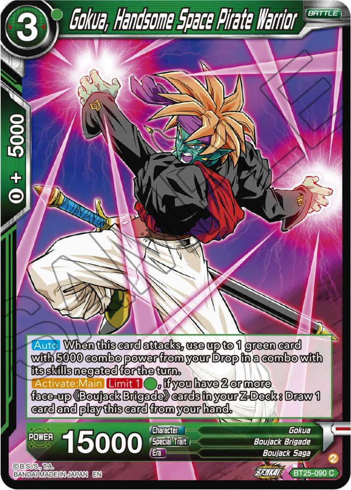 Gokua, Handsome Space Pirate Warrior (BT25-090) [Legend of the Dragon Balls] (ONLINE ORDER ONLY)