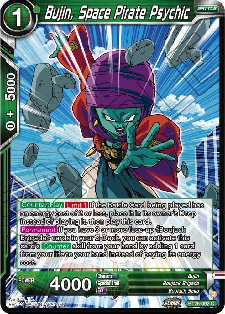 Bujin, Space Pirate Psychic (BT25-092) [Legend of the Dragon Balls] (ONLINE ORDER ONLY)