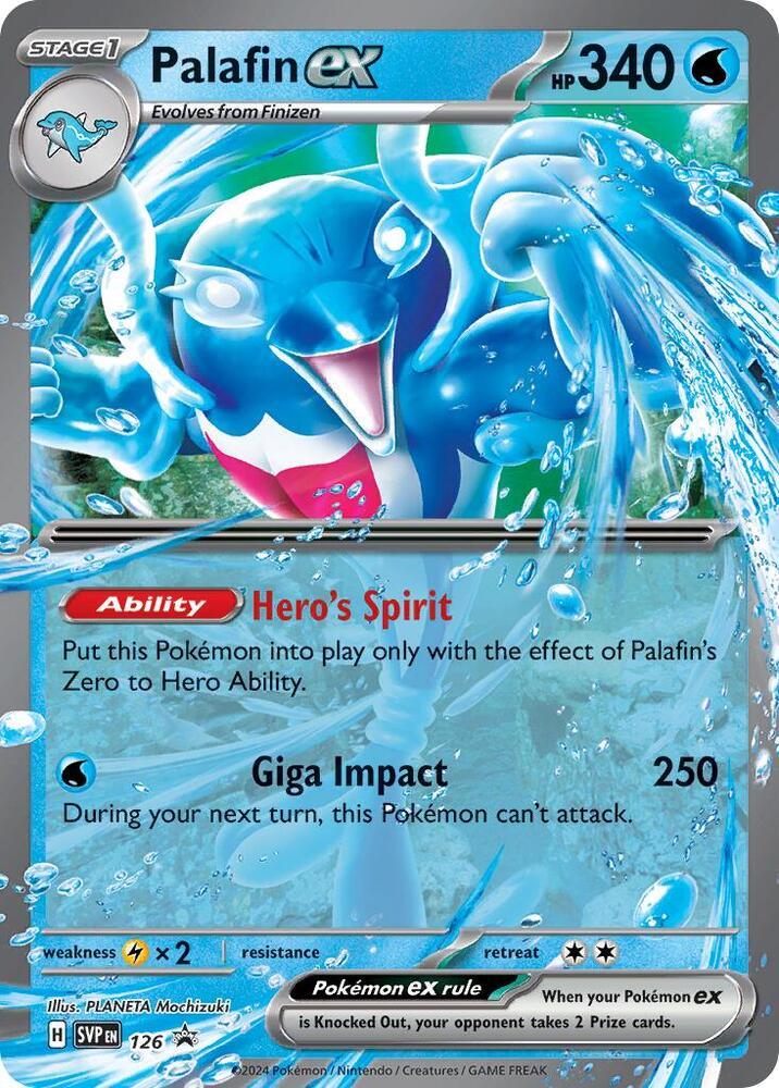 Palafin ex (126) [Scarlet & Violet: Black Star Promos] (Online Only)