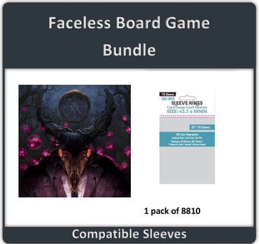 "Faceless" Board Game Compatible Card Sleeve Bundle (8810 X 1) (ONLINE ORDER ONLY)