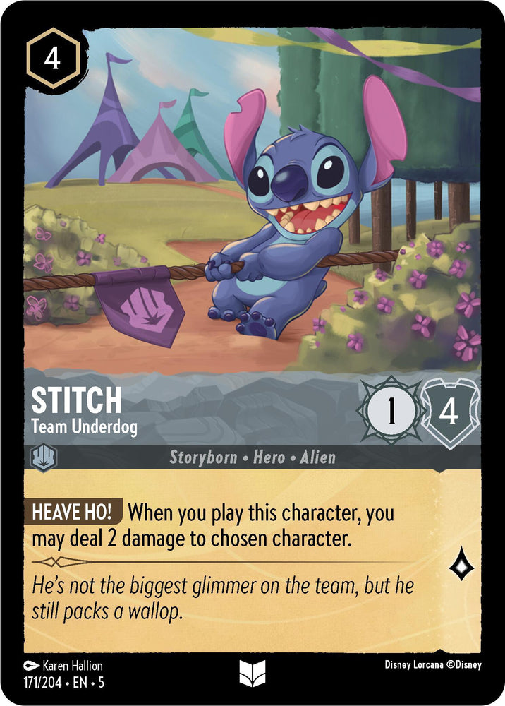 Stitch - Team Underdog (171/204) [Shimmering Skies] (ONLINE ORDER ONLY)