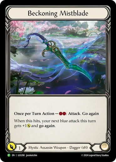 Beckoning Mistblade [LGS290] (Promo)  Rainbow Foil