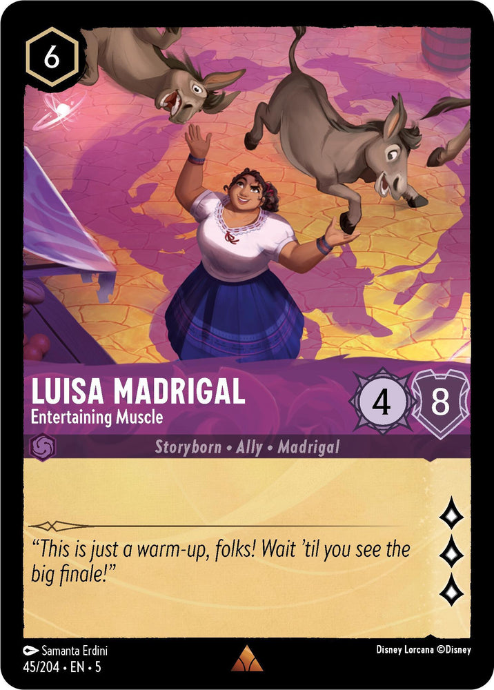 Luisa Madrigal - Entertaining Muscle (45/204) [Shimmering Skies] (ONLINE ORDER ONLY)
